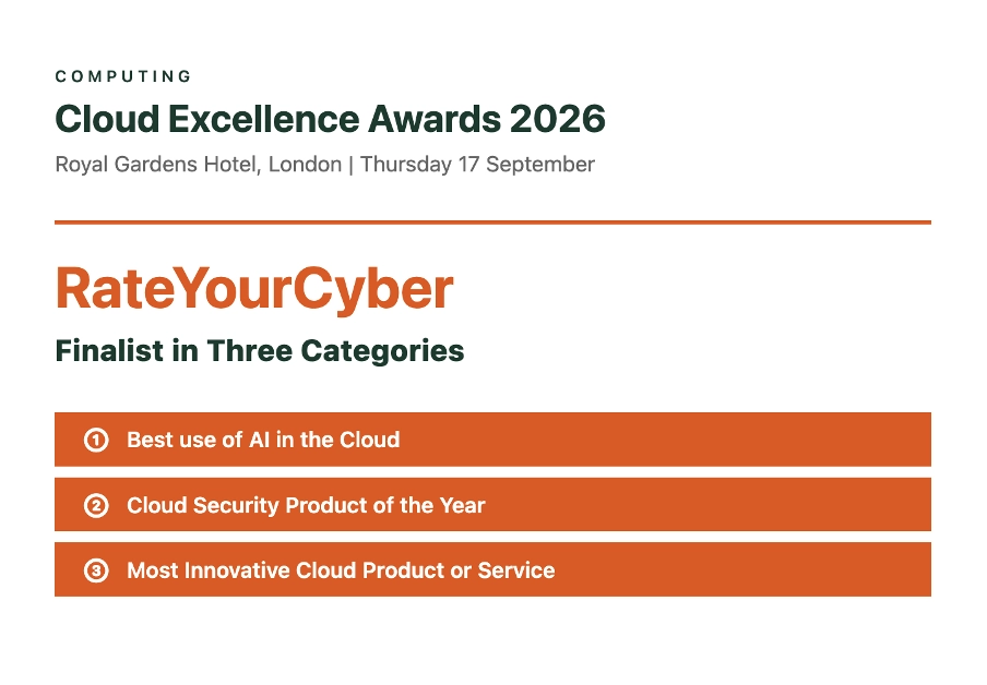 RateYourCyber finalist in three categories at the Computing Cloud Excellence Awards 2026